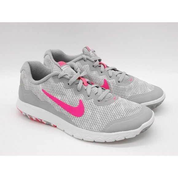 Nike Flex Experience RN4 Womens Size 6.5 Running Shoes Gray Pink 749177-102 - Picture 4 of 11